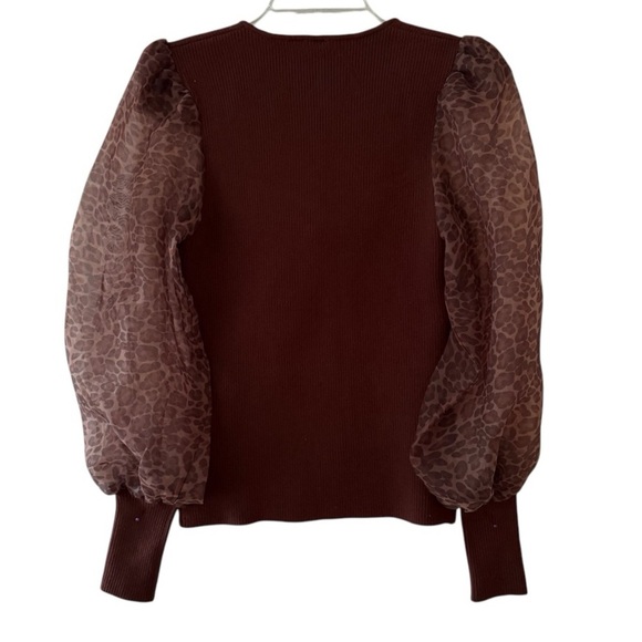 Anthropologie DOLAN Puff-Sleeve Sweater Size XS - Picture 4 of 11